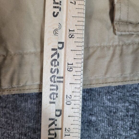 Abercrombie & Fitch Men's 28 Cargo Khaki Distressed Grunge Paratrooper New - Picture 10 of 12